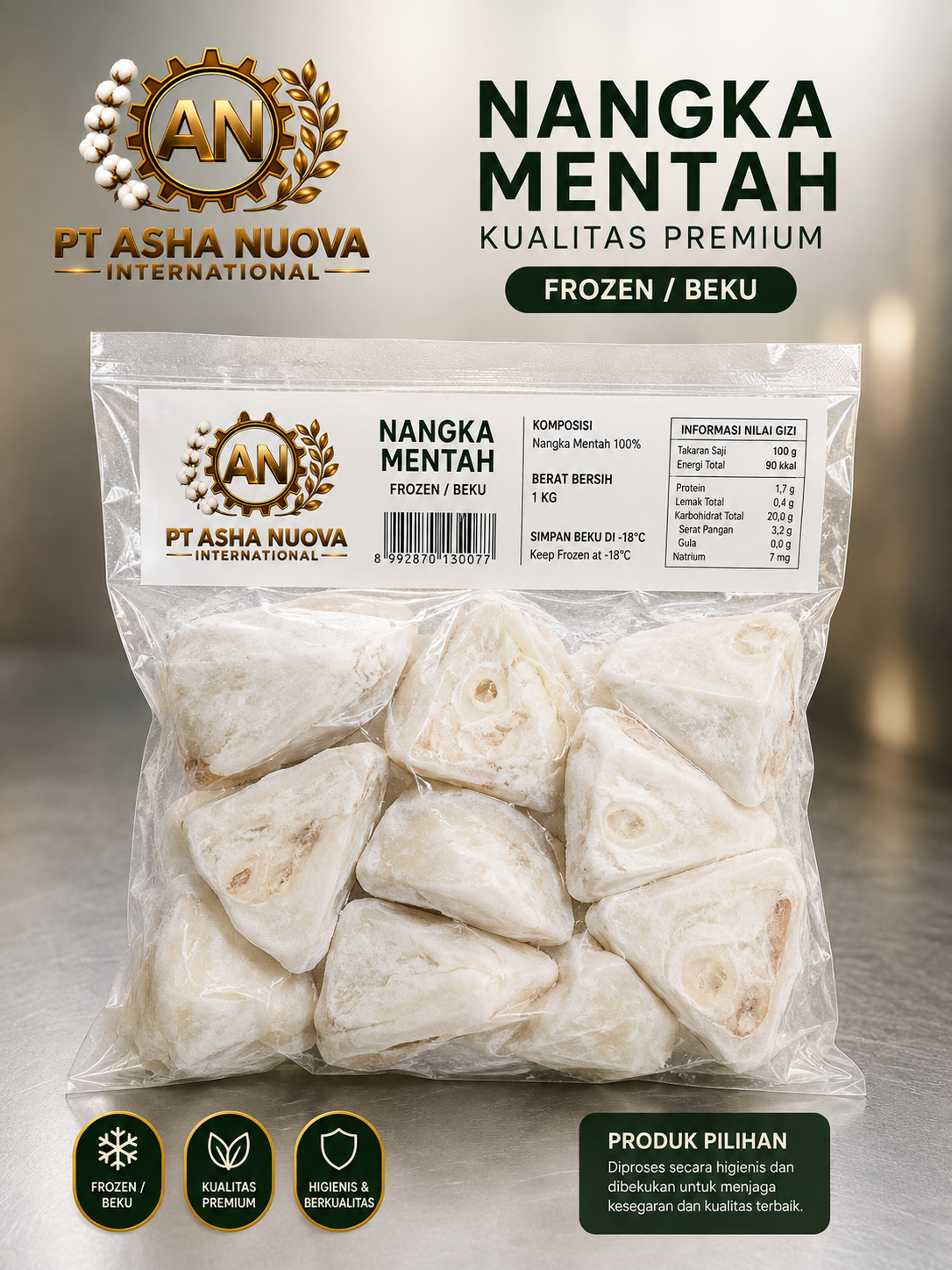 Frozen Young Jackfruit